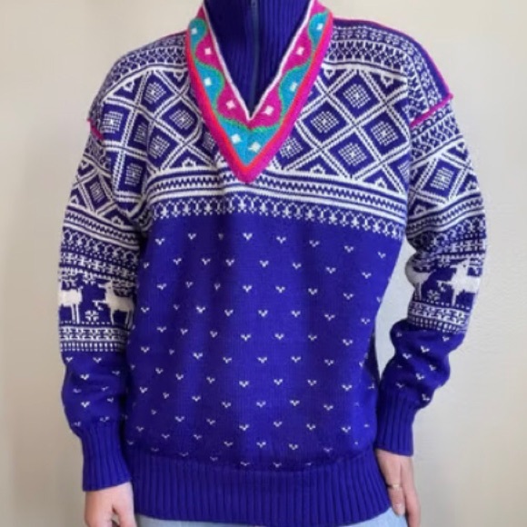 NWT Vintage Obermeyer sweater size XL - Picture 1 of 5